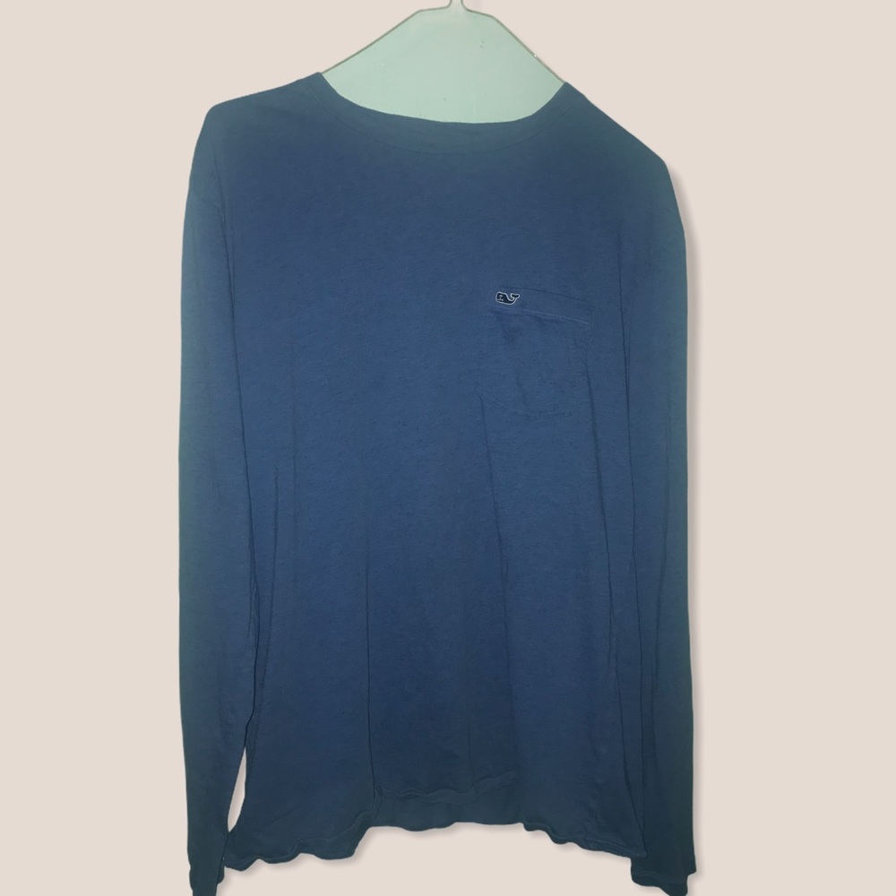 Vineyard Vines Long Sleeved Medium T-shirt Blue